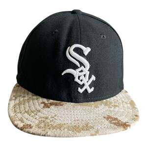 Chicago White Sox New Era 59FIFTY Black Realtree Camo Fitted Hat
